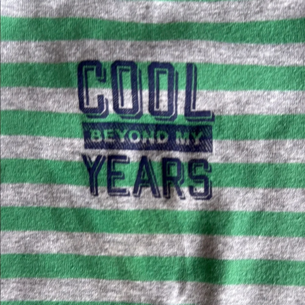 Carter’s Striped Kids One Piece Set - Green and Red Boys 6 Months